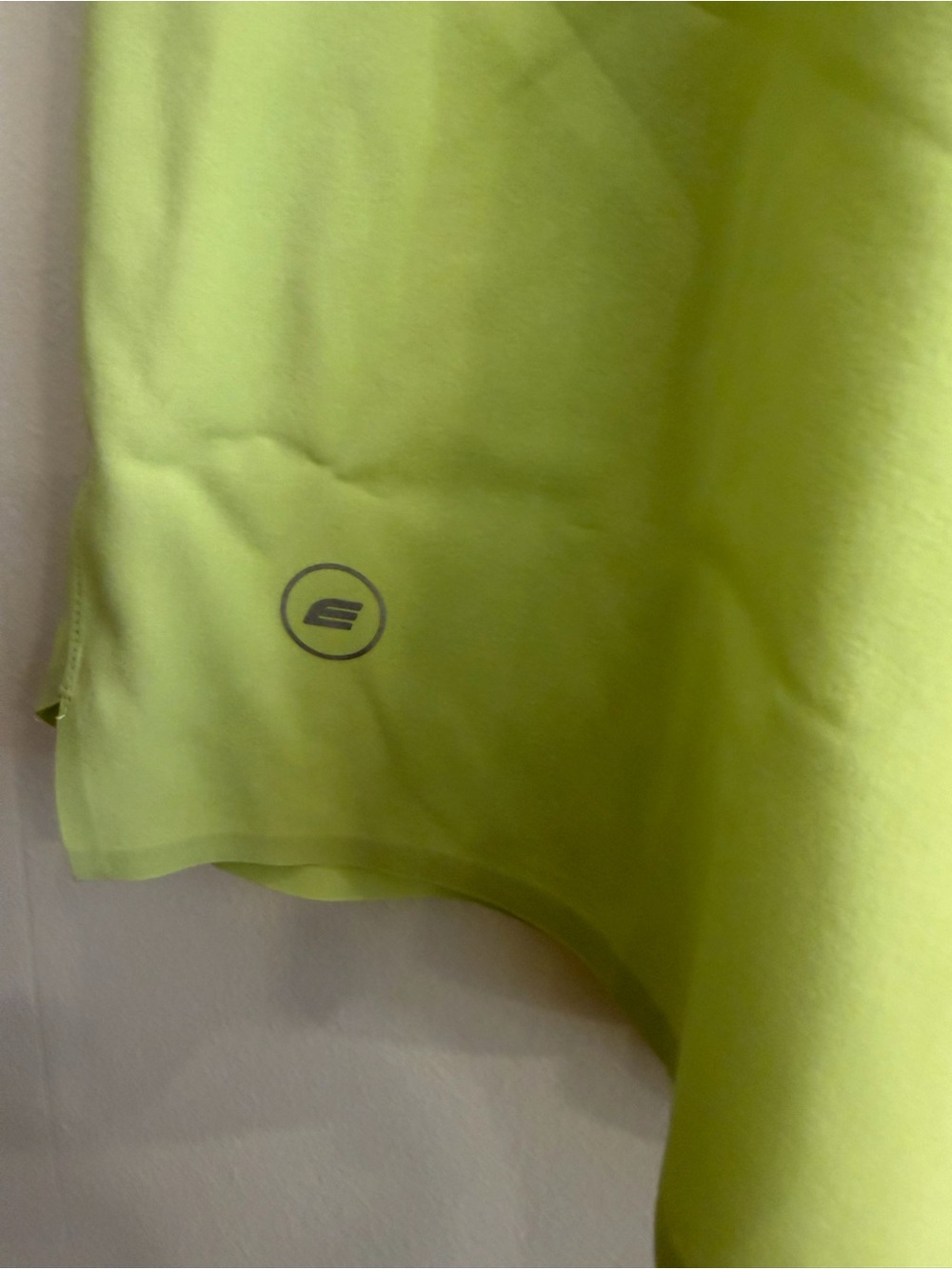 Women’s Athletic Running Shorts XL – Lime Green High Rise Performance Shorts - Picture 3 of 7